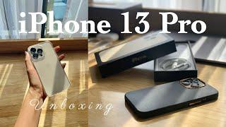 UNBOXING   iPhone 13 Pro Gold + Accessories + Camera test 
