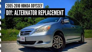 2005-2010 Honda Odyssey Alternator replacement!