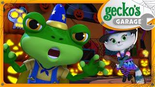 Trick or Treat! Gecko's Halloween Party | Gecko's Garage | Trucks For Children | Cartoons For Kids