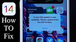 How To Fix 'NEW IOS UPDATE IS NOW AVAILABLE. PLEASE UPDATE FROM IOS 14 BETA bug & iOS 14.2 GM Date