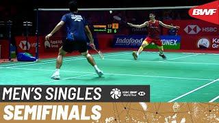 KAPAL API GROUP Indonesia Open 2023 | Li Shi Feng (CHN) vs. Anthony Sinisuka Ginting (INA) [2] | SF