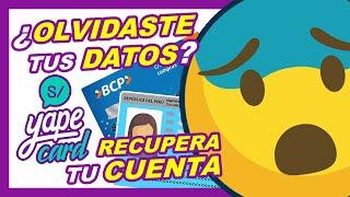  OLVIDE mi CONTRASEÑA y CORREO ¿Cómo RECUPERAR tu cuenta de YAPE con DNI? Me sale clave invalido