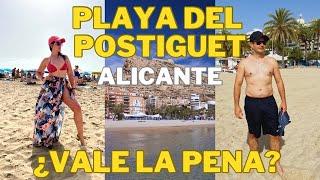 Asi es la Playa del Postiguet en Alicante ¿Vale la pena una playa tan cerca del centro?