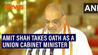 BJP leader Amit Shah takes oath as Union Cabinet minister in the PM Narendra Modi-led NDA government