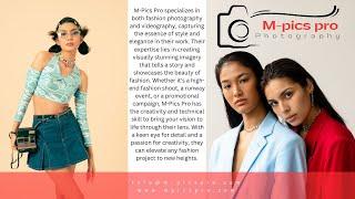 fashion photography and videography services by m-pics pro