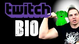 How to change your Bio and Social Links on Twitch