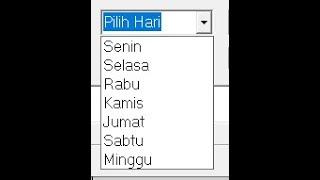 Cara Membuat ComboBox di Visual Basic