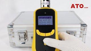 Portable Single Gas Detector Parameter Settings Instruction Video