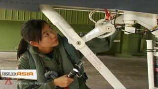 Singapore's first and only female F-15 fighter pilot Captain Nah Jin Ping