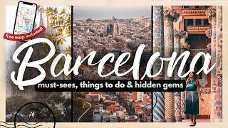 BEST THINGS TO DO IN BARCELONA FOR FIRST TIMERS W/ MAP (2024) | 10 Must-Dos, Hidden Gems & More!