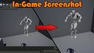 How To Take A Screenshot In-Game | With 'Animations' And SFX - Unreal Engine Tutorial