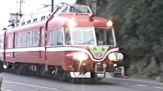 1988年大晦日、愛知環状鉄道に乗り、名鉄の犬山鉄道道路併用橋を見に行く