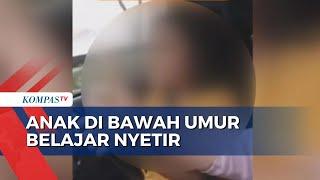 Viral di Media Sosial, Anak Usia di Bawah Umur di Samarinda Diajari Nyetir Mobil oleh Orang Tuanya