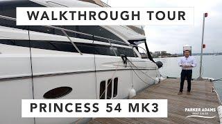 Princess 54 - Stunning Mid Cabin Flybridge Motoryacht - Space, style and performance