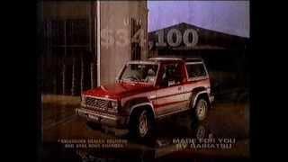 Daihatsu Rocky commercial