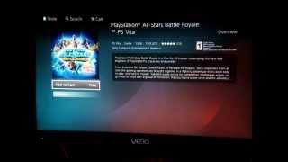 How to download a Crossbuy game (Playstation All Stars)