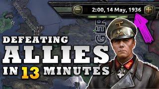 Crushing the Allies in May 1936 - Hoi4 Germany Speedrun Commentary