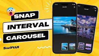 SwiftUI Snap Interval Carousel - Animation's - Xcode 14 - SwiftUI Tutorials