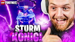 KRANKER Bossfight! - WIR besiegen DEN STURMKÖNIG! |  XXL LEGO Fortnite Update!!