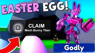  NEW GODLY Mech Bunny Titan  Easter Event  Toilet Tower Defense