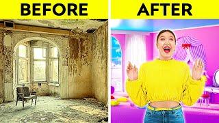 2 SISTERS  INCREDIBLE ROOM MAKEOVER - ON THEIR CHOICE! | Low-Budget Decor Crafts by 123 GO! SCHOOL