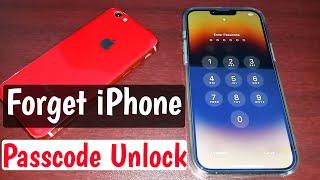 Forgot iPhone Passcode Unlock In 2 Minutes | How to Unlock iPhone Without Computer