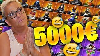 MAMMA SCOPRE QUANTO HO SPESO SU FORTNITE! *+5.000€*