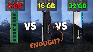 How much RAM do you need for gaming? (8GB vs 16GB vs 32GB Analysis)