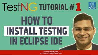 TestNG Tutorial #1 - How to Install TestNG in Eclipse IDE