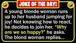  BEST JOKE OF THE DAY! - A young blonde woman had been married for about a year...  | Funny Jokes