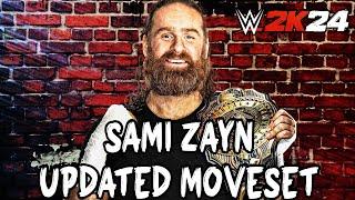 WWE 2K24 | Sami Zayn Updated Moveset + Realistic Base Superstar Settings