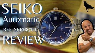 SEIKO AUTOMATIC WATCH REVIEW| SRPH87K1| CASUAL DRESS WATCH DESIGN| Presage/ King Seiko Alternative