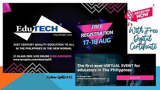 EDUTECH PH |  FREE VIRTUAL CONFERENCE WITH CERTIFICATE | AUGUST 17-18