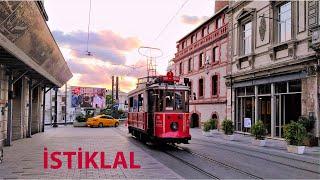 Istanbul Istiklal Street Nostalgic Tram Ride (4K 60FPS)