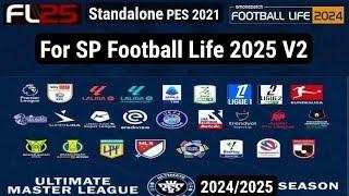 PES 2021 SP Football Life 2025 Ultimate Master League Update 2025 Version 2