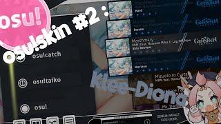 osu!skin #2 : Klee-Diona Genshin Impact by Nikade7