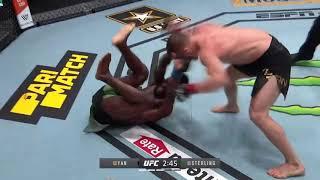 90 seconds of Petr Yan taking Aljamain Sterling down