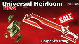 Cheapest Way To Get The Serpents Sting Universal Heirloom