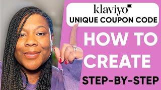 How To Create A Unique Coupon Code For Klaviyo