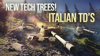 NEW Tech Tree Line – Italian Tank Destroyers