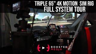 FULL RIG TOUR! - How the Boosted Media Triple 65 Inch 4K Motion Sim Racing Rig Works