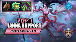 Wild Rift JANNA TOP 1 support - S13 rank game + build