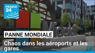 La panne informatique géante sème la pagaille dans des aéroports et des gares du monde entier