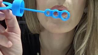 ASMR bubble blowing