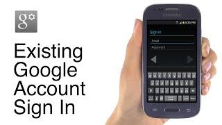 How to Sign In to an Existing Google Account on the Jitterbug Touch3 Smartphone