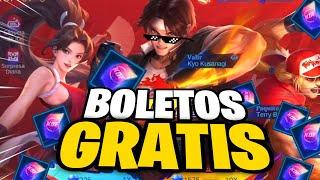 GANA TICKETS GRATIS EN EL EVENTO KOF EN MOBILE LEGENDS | NO TE LO PIERDAS | LEO