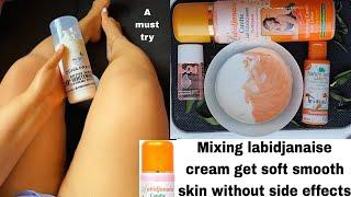 How to/ Mix labidjanaise lighten cream & Bio oil get soft smooth skin without side effects #skincare