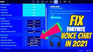 Fix Fortnite Voice Chat In 2021