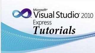 Visual Basic 2010 Express Tutorial - 1 - Making your first program