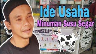 Fresh Cow Milk Drink Business Idea | Street Food Indonesia